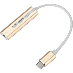 HY-USBC30 Type-C to 1x3.5mm Audio 10cm Kablolu Çevirici