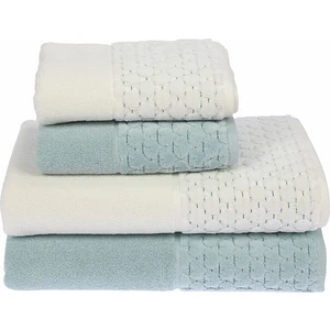 Adria Best Set (Hamam Takımı) Krem/K.Mint-Mint
