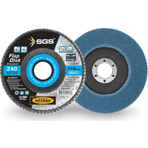 471 Flap Disk Zirconium Zımpara 115 Mm Z 40 Kum