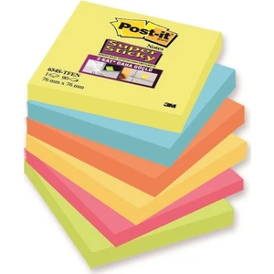 Post-İt®  Super Sticky Not, Tutti Frutti Serisi, 1 Paket, 100 Yaprak, 76X76Mm