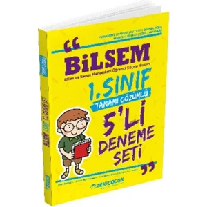 Örnek Akademi Yayınları Bilsem 1. Sınıf Tamamı Çözümlü 5'li Deneme Seti Zeki Çoçuk Eğitici Kitaplar