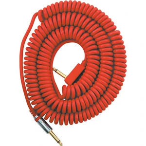 Vintage Coiled Cable Kırmızı Enstrüman Kablosu 9Mt.