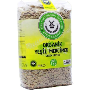Tire Organik Kooperatifi Organik Yeşil Mercimek 1 kg