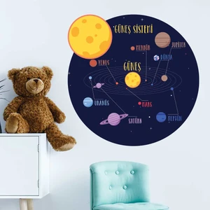 Güneş Sistemi Duvar Stickerı