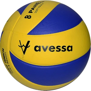 8 Panel Yapıştırma Voleybol Topu Vl400 Sarı Lacivert