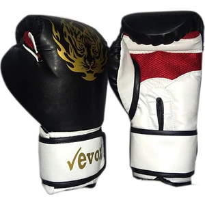 Çocuk Boks Kickboks Muay Thai Eldiveni 4 6 8 Oz Siyah