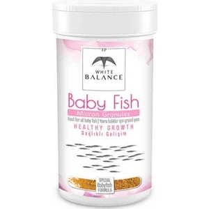 White Balance Baby Fish Micron Granules Yavru Balık Yemi 100ml
