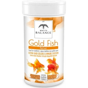 White Balance Gold Fish Pellets Japon Balığı Balık Yemi 100ml