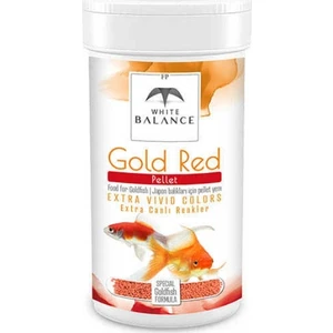 White Balance Gold Red Pellets Japon Balığı Balık Yemi 100ml