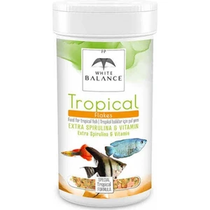 White Balance Tropical Flakes Tropikal Balık Yemi Pul 100ml