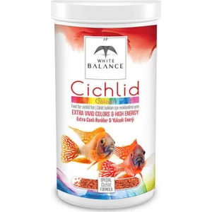 White Balance Cichlid Colour Ciklet Balık Renk Yemi 1000ml  Paket