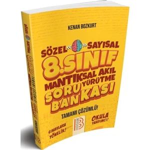 Benim Hocam Yayınları  8.Sınıf Sayısal-Sözel Mantıksal Akıl Yürütme Soru Bankası