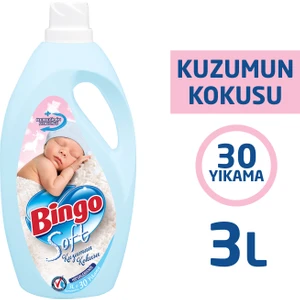 Soft Kuzumun Kokusu Çamaşır Yumuşatıcısı 3L