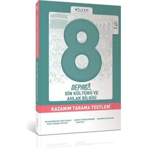 Bilfen Yayınları LGS 8. Sınıf Din Kültürü ve Ahlak Bilgisi Depar Kazanım Tarama Testleri