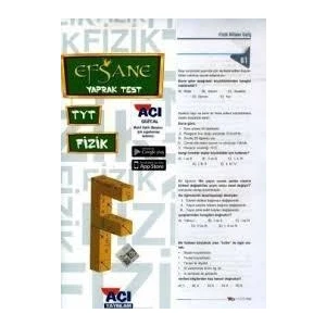 Açı Yayınları TYT Fizik Efsane Yaprak Test