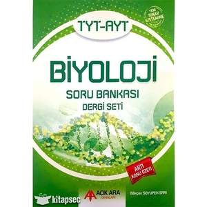 Açık Ara Yayınları Tyt-Ayt Biyoloji Soru Bankası Dergi Seti