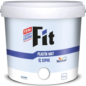 Fit Plastik Su Bazlı İç Cephe Duvar Boyası 15Lt=20Kg+Marshall Tavan Boyası 6Lt=10Kg