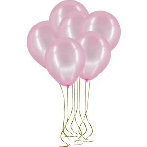 100lü Metalik Balon Pembe 12inç