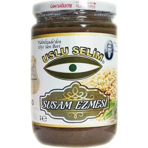 Uslu Selim Susam Ezmesi 800 gr Cam Kavanoz Uşak Yöresi