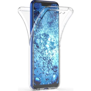 Huawei Mate 20 Lite Kılıf 6 tarafı tam full koruma 360 Clear Soft Şeffaf