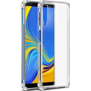 Samsung Galaxy A7 2018 Kılıf Antishock Ultra Koruma + Nano Glass Şeffaf