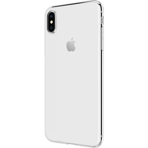 iPhone XS Max 6.5" Kılıf İnce Seffaf Silikon + 9H Esnek Nano Cam