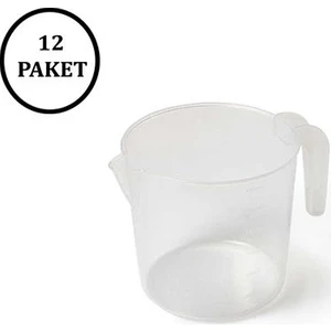 Şeffaf Maşrapa 12 Paket Paket 12' li