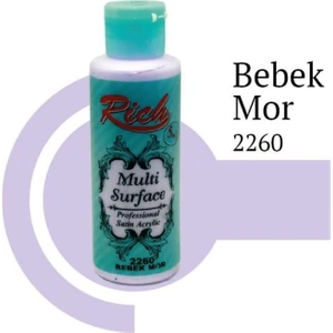 Multi Surface 2260 Bebek Mor Akrilik Boya 130 Cc