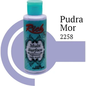 Multi Surface 2258 Pudra Mor Akrilik Boya 130 Cc