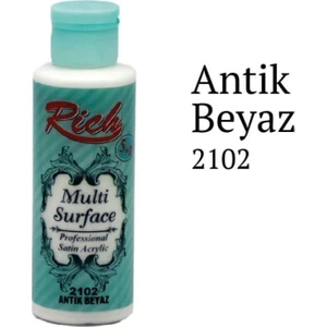 Multi Surface 2102 Antik Beyaz Akrilik Boya 130 Cc