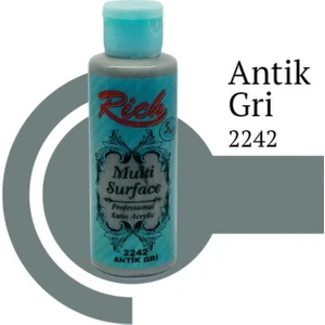 Multi Surface 2242 Antik Gri Akrilik Boya 130 Cc