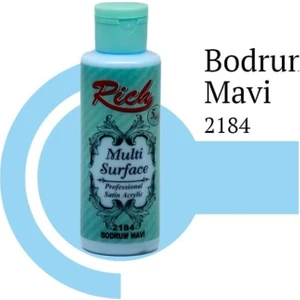 Multi Surface 2184 Bodrum Mavi Akrilik Boya 130 Cc