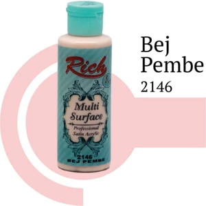 Multi Surface 2146 Bej Pembe Akrilik Boya 130 Cc