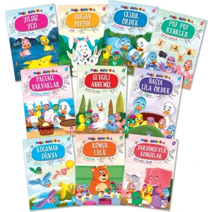 Mini Masallar 4 Set - (10 Kitap) - Nalan Aktaş Sönmez