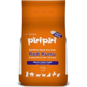 Pisipisi İnce Taneli Sabun Kokulu Topaklanan Kedi Kumu 5Kg