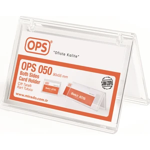 Ops 050 Çift Taraflı Yatay Kart Tutucu Kartvizitlik