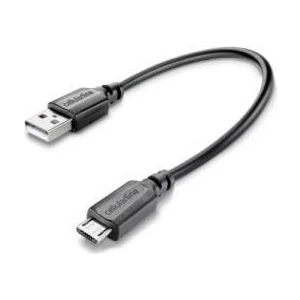 Micro USB 15 cm Data Kablosu Siyah