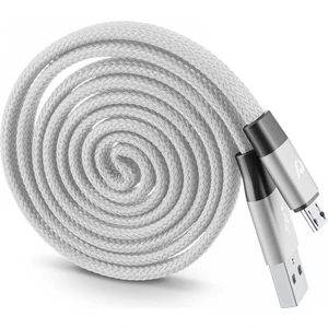 Micro USB Sarılabilir Yo - Yo Kablo - Gri