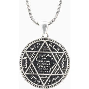 Takıhan  925 Ayar Gümüş Mührü Süleyman Kolye