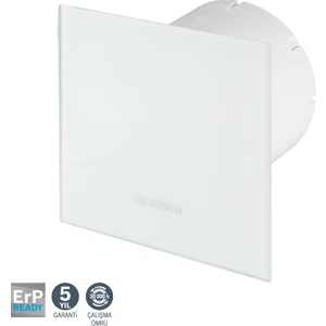 Banyo Aspiratörü / Fanı   1700 Serisi Mat Beyaz 125 mm çap