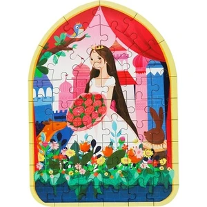Gül Prensesi / 24 Parça Ahşap Puzzle