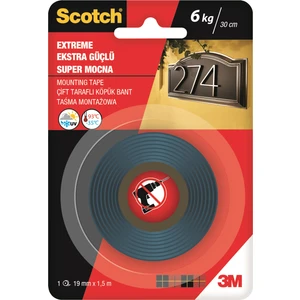 4002 Scotch® Extra Güçlü Çift Taraflı Köpük Bant 19mm x 1,5m