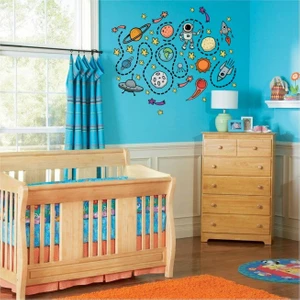 Uzay Duvar Sticker 50 x 70  Cm