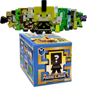 Mini Figürler Sürpriz Paket, Minecraft Bilgisayar Oyunundan Uyarlama, Çoklu Temalı FXT80