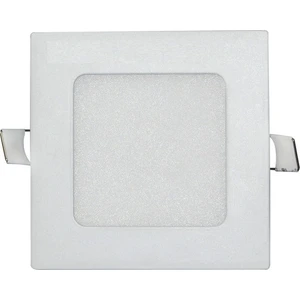 Sıva Altı Slim LED Downlight 6W Kare Beyaz Gövde 4000K IlıkBeyaz Işık