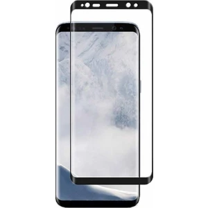 Samsung Galaxy S8 Plus 3D Kavisli Tempered Cam Koruma - Siyah