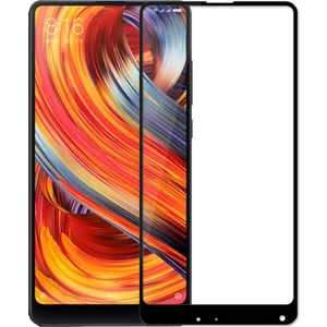 Xiaomi Mi Mix 2S Tam Kaplayan Çerçeveli Tempered Ekran Koruyucu  - Siyah