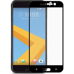 HTC 10 Tam Kaplayan Çerçeveli Tempered Ekran Koruyucu - Siyah