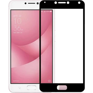 Asus Zenfone 4 Max ZC520KL Tam Kaplayan Çerçeveli Tempered Ekran Koruyucu - Siyah