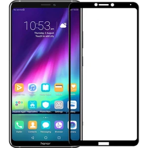Huawei Honor Note 10 Tam Kaplayan Çerçeveli Tempered Ekran Koruyucu  - Siyah